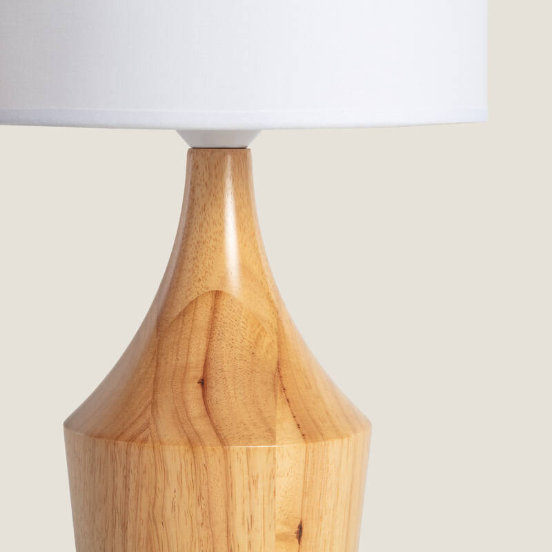 Lámpara de Mesa de Madera Dabai