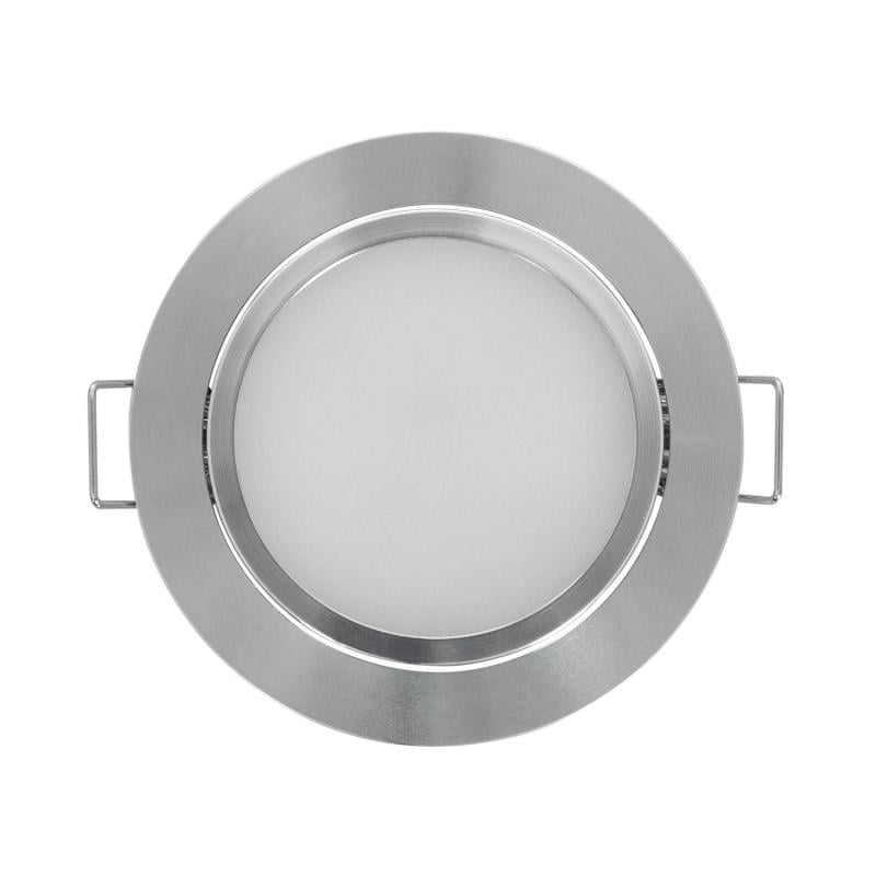 Downlight LED 3W 12V DC Circular Mueble Corte Ø 67 mm Direccionable