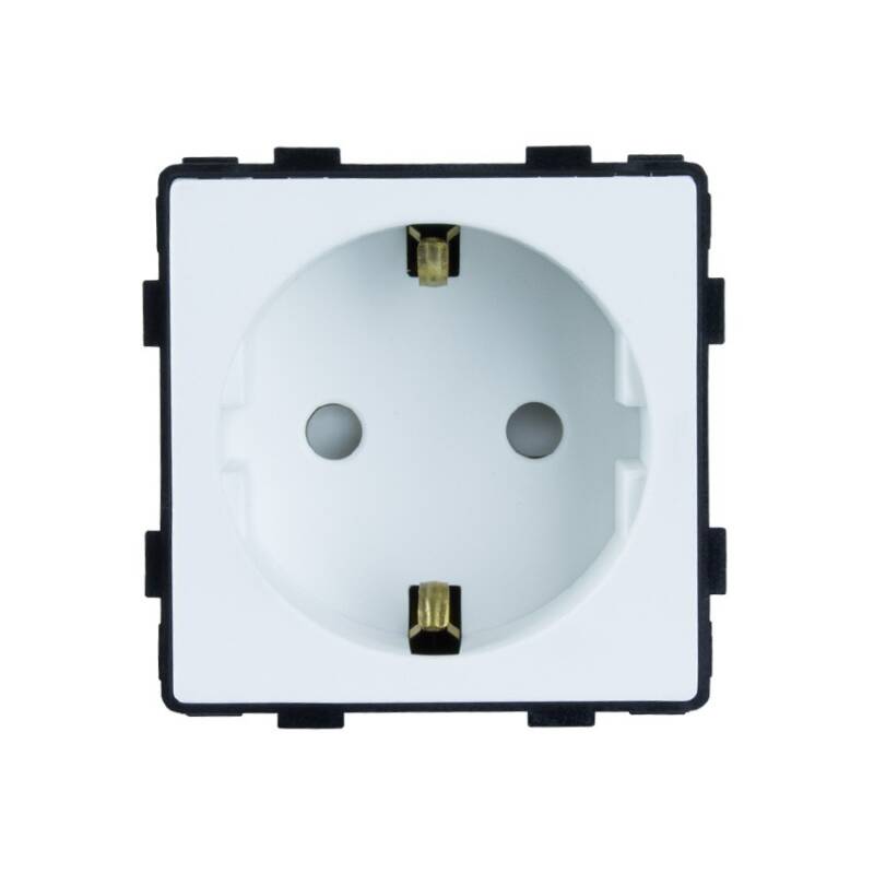 Enchufe Schuko con Marco PC Modern