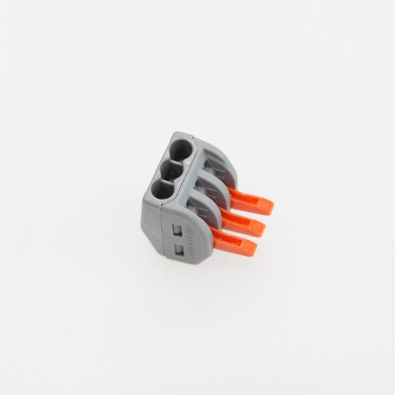 Pack 20 Conectores Rápidos 3 Entradas PCT-213 para Cable Eléctrico de 0.08-4mm²