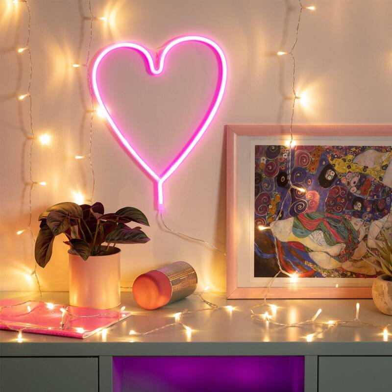 Neón LED Heart con Batería