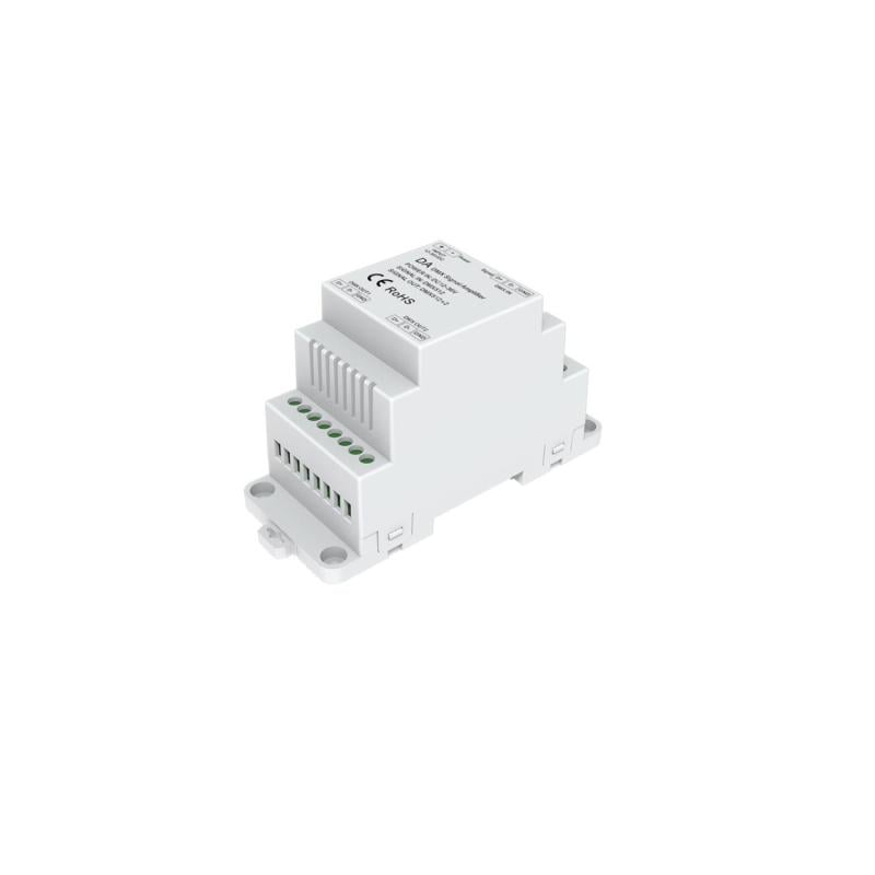 Amplificador Splitter DMX512 2 Salidas 12-24V SKYDANCE DA Para Carril DIN
