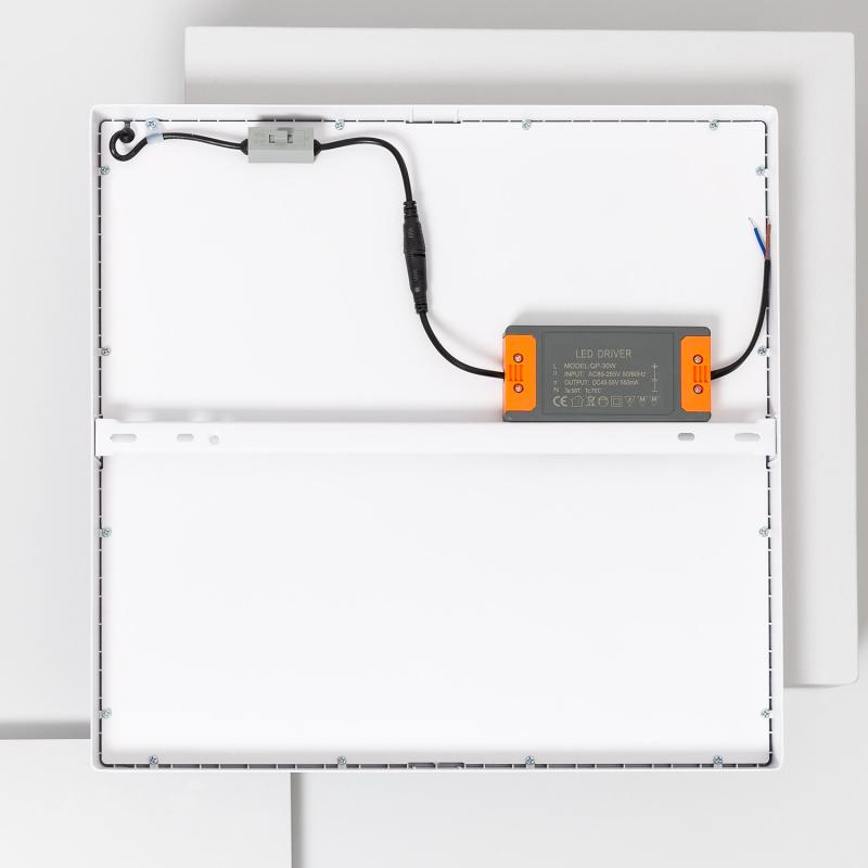 Plafón LED 30W Cuadrado Superslim CCT Seleccionable 400x400 mm