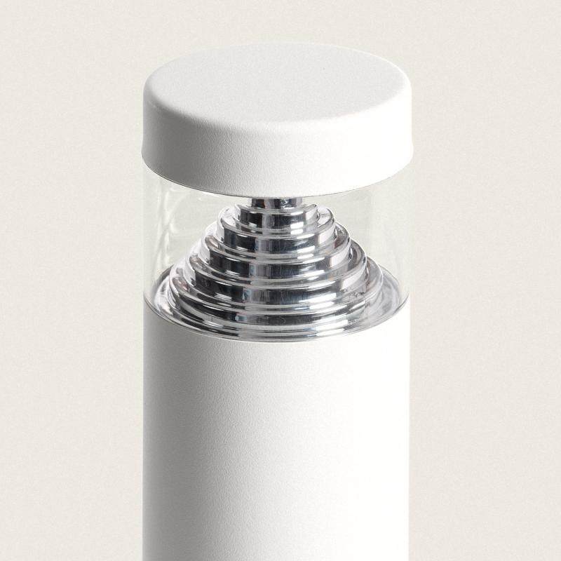 Baliza Exterior LED 5W Superficie Pie 30cm Acero Inoxidable Inti Blanco
