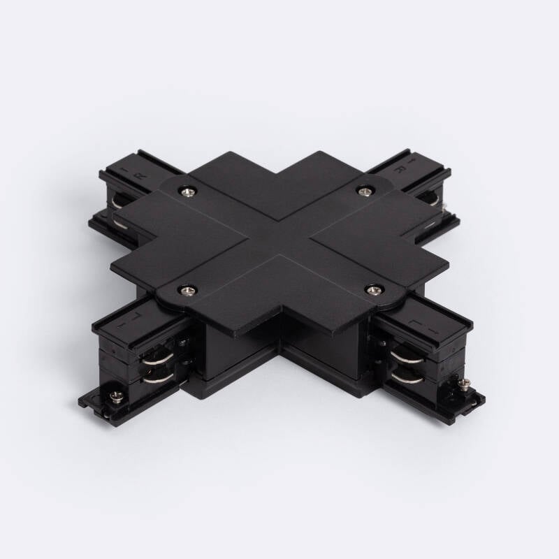 Conector Tipo X para Carril Trifásico Empotrable Aluminio