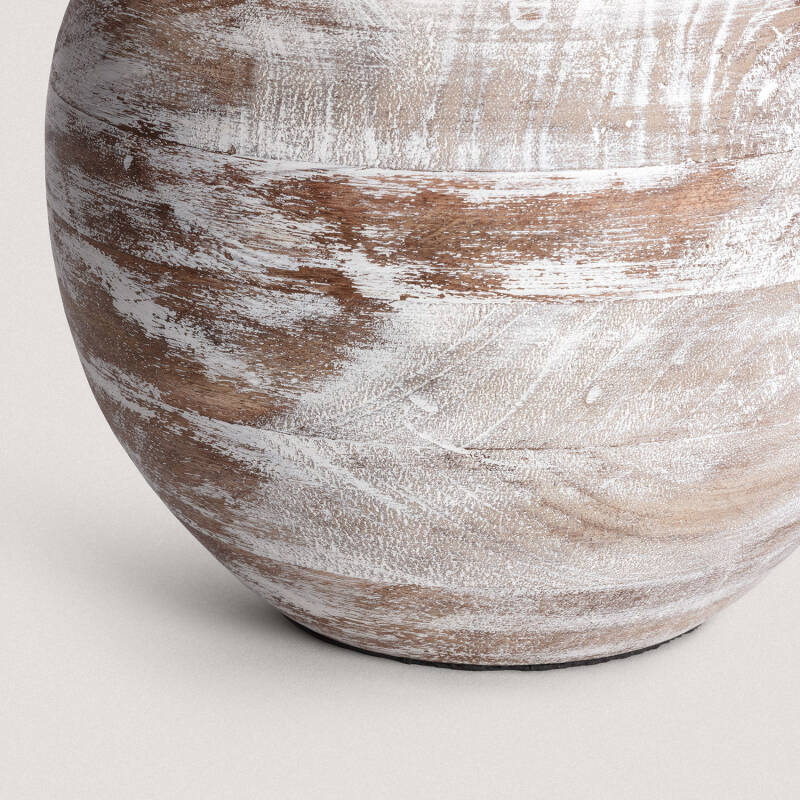 Lámpara de Mesa Madera Chandan ILUZZIA