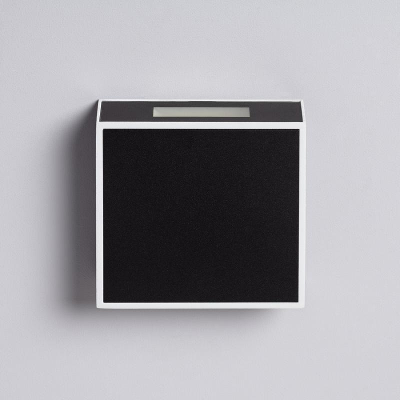 Aplique de Pared Exterior LED 6W de Aluminio Roma Negro