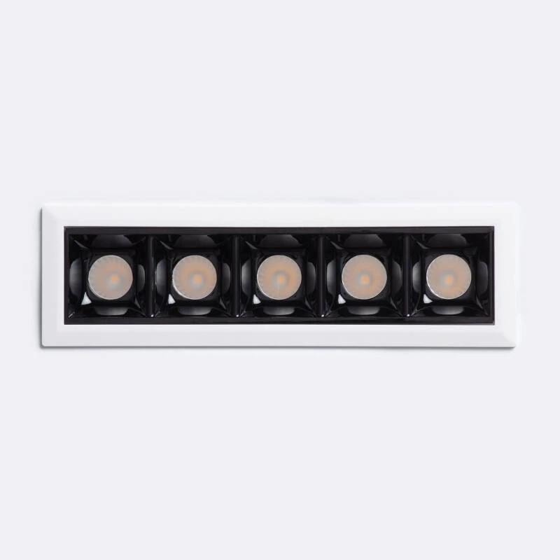 Foco Lineal LED 7W Empotrable Optic CRI90 Corte 140x35 mm Design