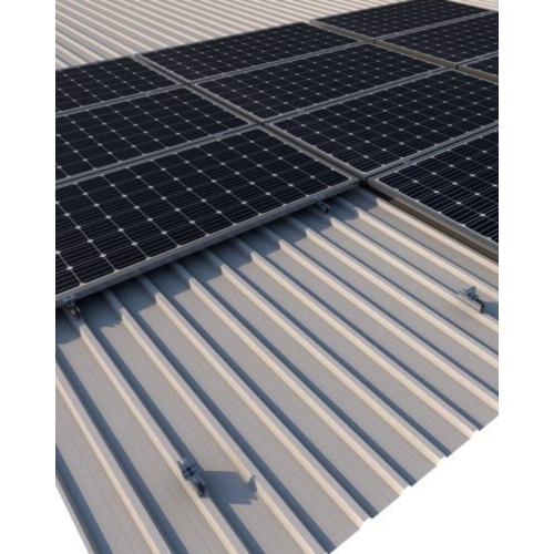 Estructura Cubierta Metálica 3 Paneles Solares Coplanar Microrail Sunfer