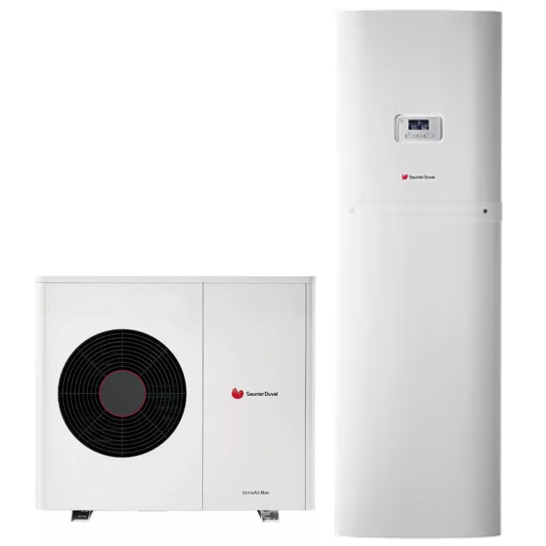 Kit Aerotermia con Fancoils 14kW Saunier Duval Genia Air Max 12 con depósito 200L