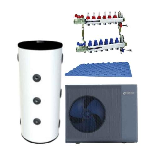 Kit Suelo Radiante con Bomba de Calor Suneco 8,4kW para 50m2