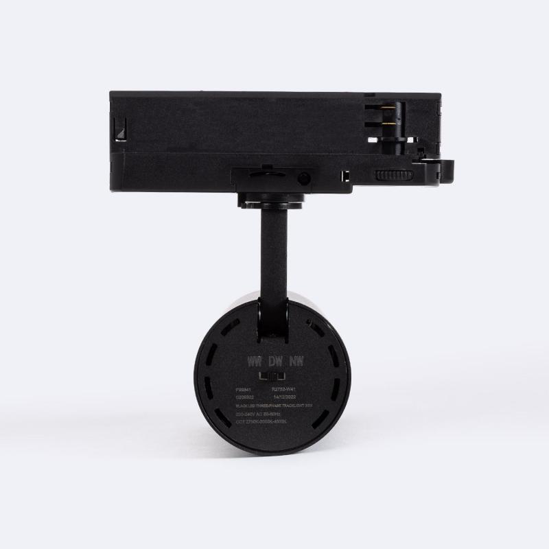 Foco Carril LED Trifásico 30W Carlo CCT Seleccionable Negro