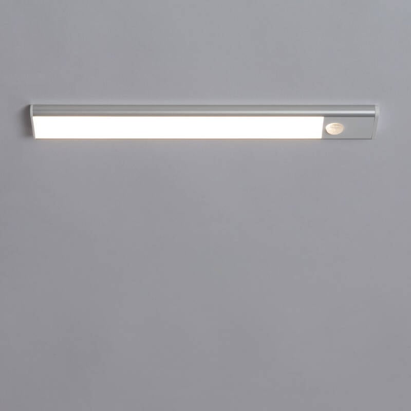 Barra LED 25cm con Sensor de Movimiento y Bateria Recargable USB C