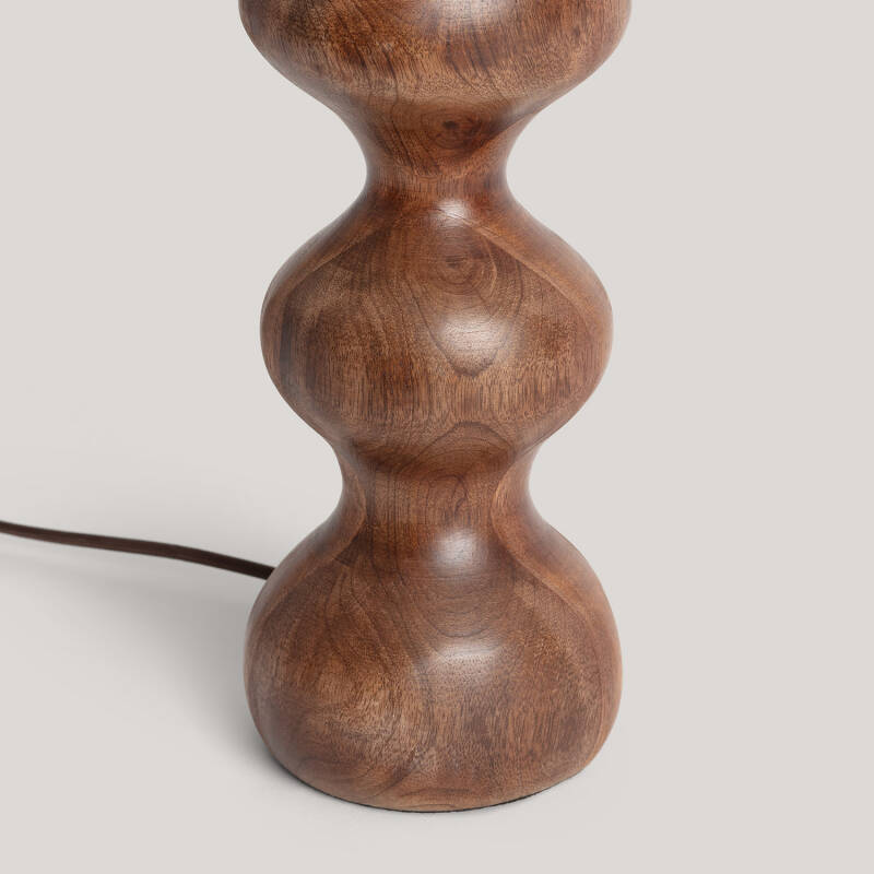 Lámpara de Mesa Madera Anahla ILUZZIA