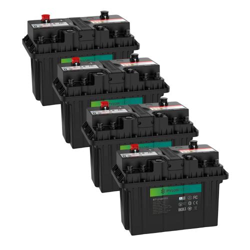 Pack 4ud Baterías de Litio para Autocaravanas Pylontech 12V 100Ah RT12100G31