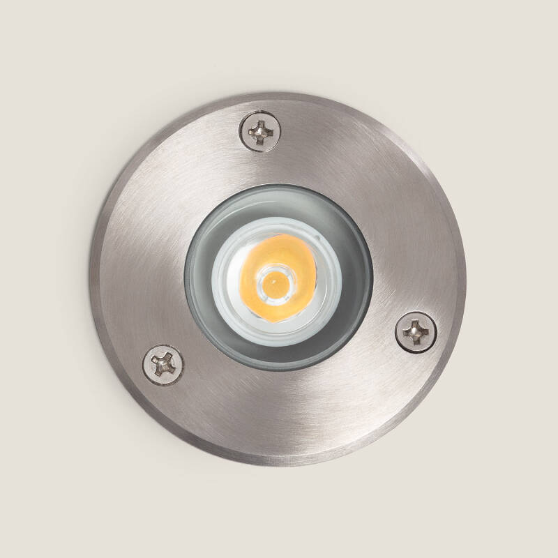 Foco Exterior LED 3W Empotrable Suelo Inox Nebule