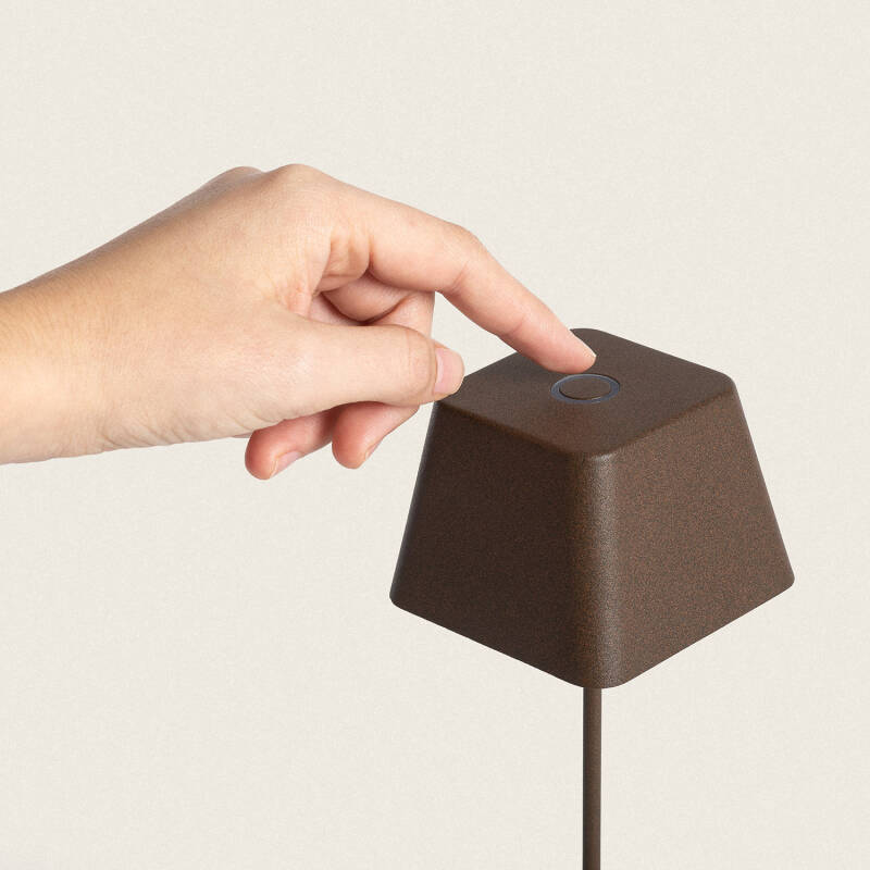 Lámpara de Mesa LED Portátil para Exterior Aluminio con Batería Recargable Willy