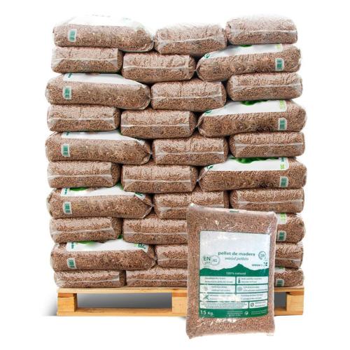 Pallet de Pellets Enplus A1 1155 kg para Estufa