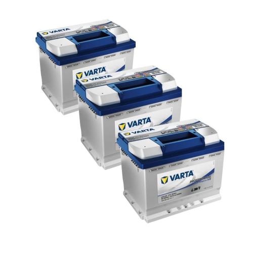 Pack 3 unidades de la Batería 70AH AGM 12V Varta