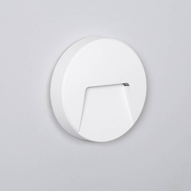 Baliza Exterior LED 3W Superficie Pared Circular Nilsa