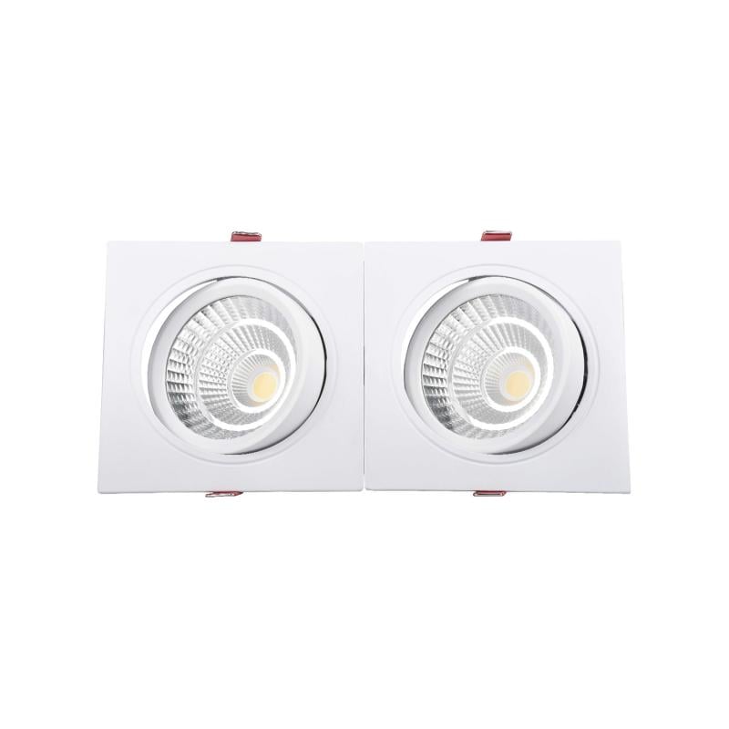 Foco Downlight LED 10W Rectangular Madison Corte 165x75 mm