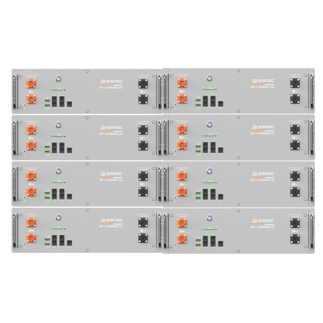 Pack 8 unidades de Batería Solar de Litio Suntaic ST-L5000/LV 48V