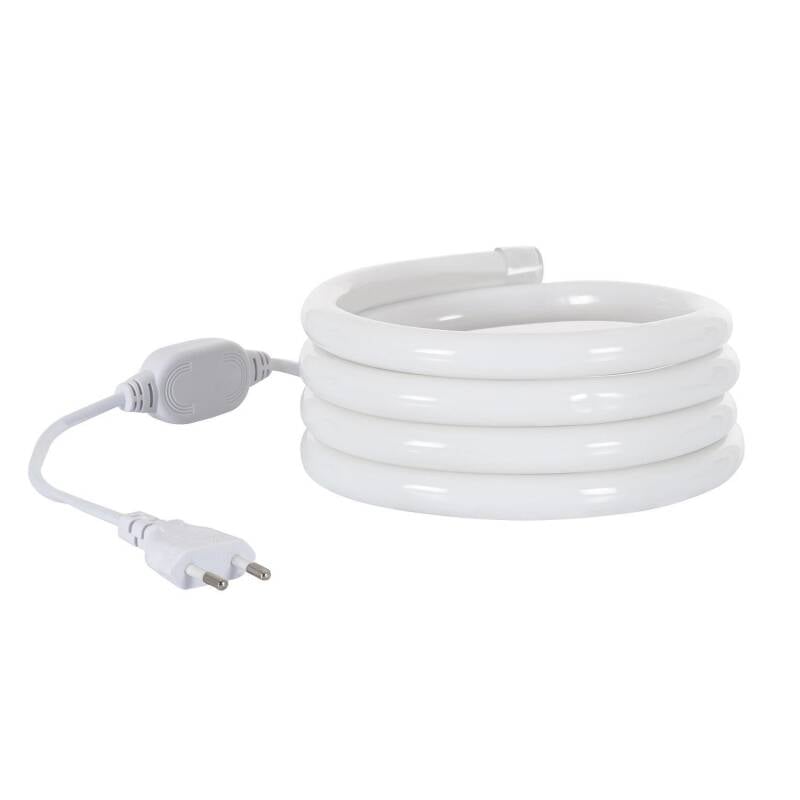 Tira LED Neón Regulable 220V Rojo Circular 360 9W/m Corte 100cm IP67 a Medida