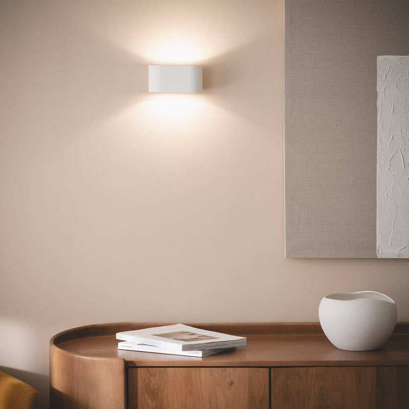 Aplique de Pared de Yeso Iluminación Doble Cara Merton