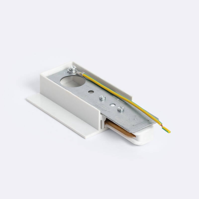 Conector Monofásico a Red para Carril Empotrable Aluminio