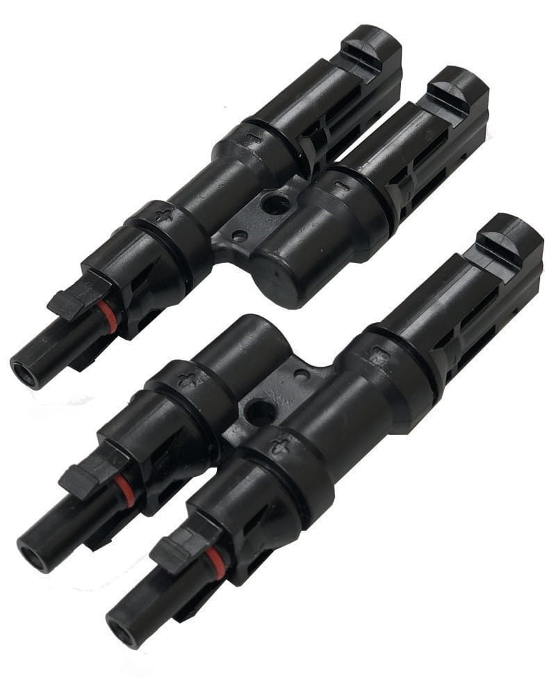 Conectores Paralelo 2 Paneles FV Rígido