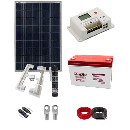 Kit Placa Solar Furgoneta 100W con batería