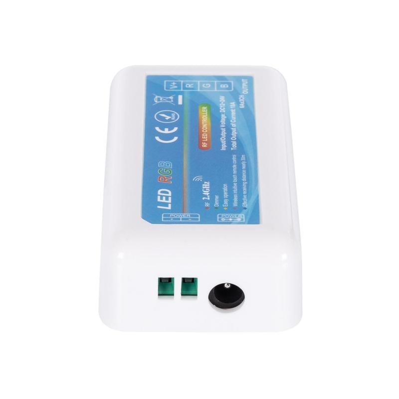 Controlador Regulador RGB 12/24V DC con Mando RF 4 Zonas