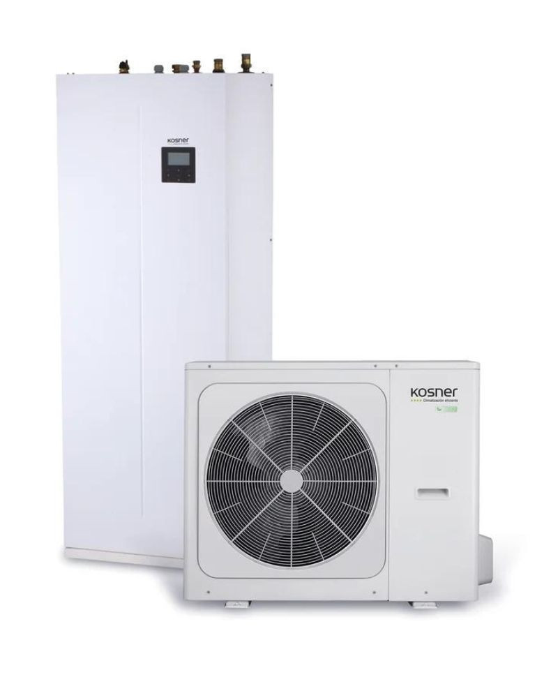 Kit Aerotermia Bibloc 12kW Aquaris MD con Acumulador Integrado 240L para 150m2