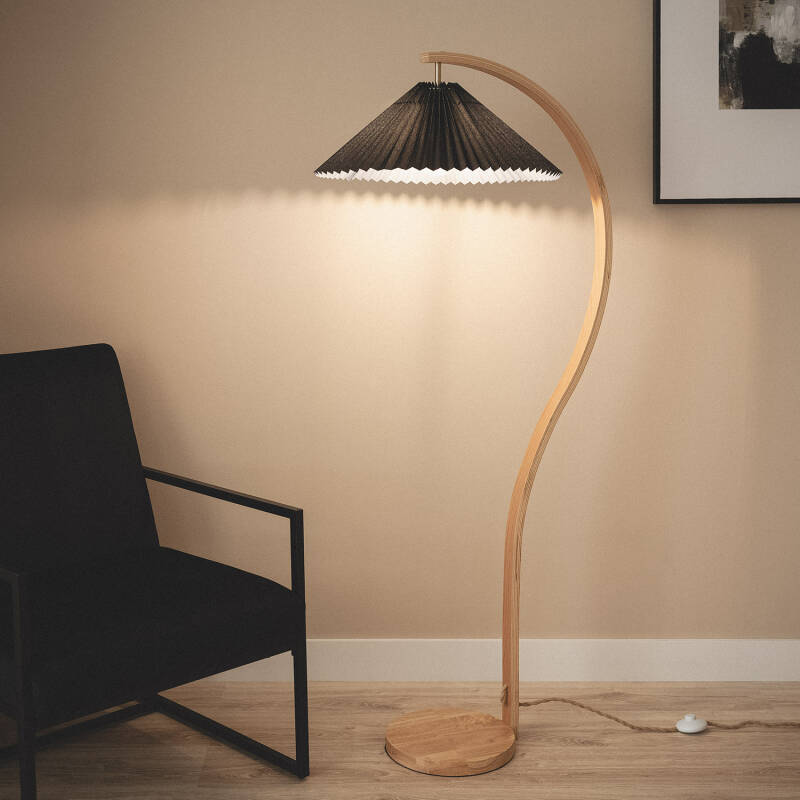 Lámpara de Pie Madera Luanda
