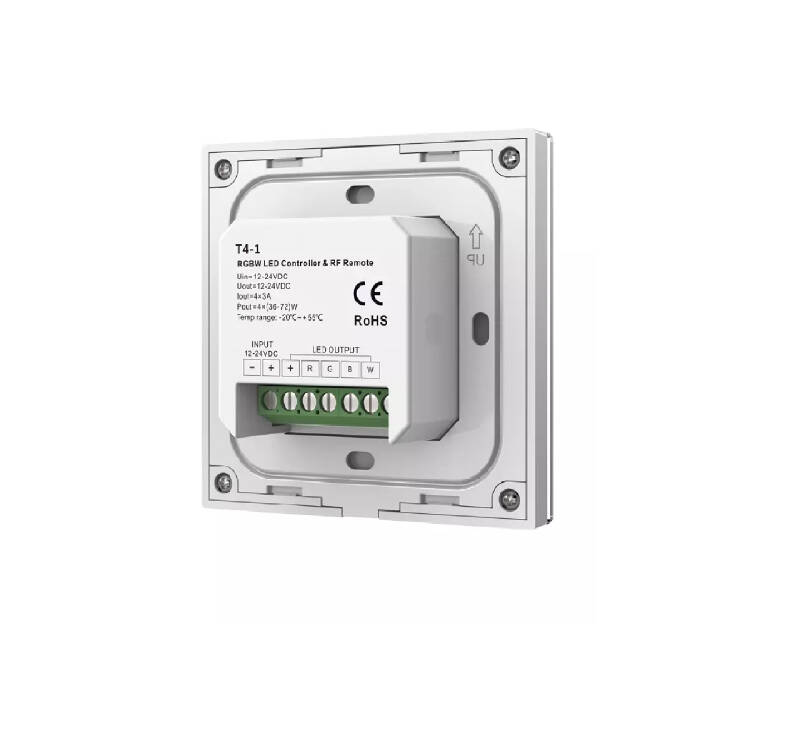 Controlador Tira LED RGBW 12-24V Empotrable Táctil SKYDANCE T4-1 Compatible con Mando RF