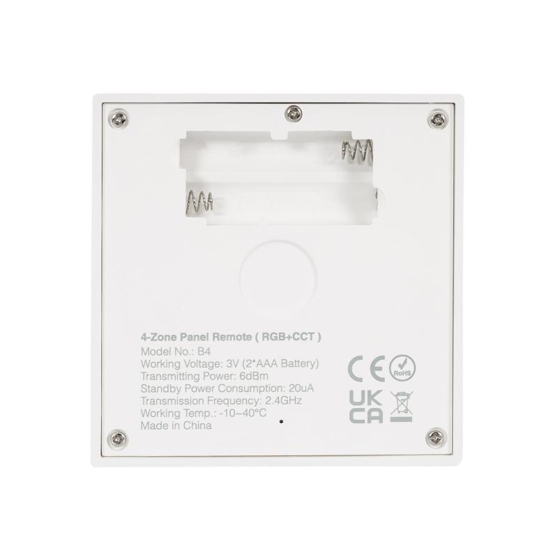 Mando RF para Regulador LED RGB+CCT 4 Zonas MiBoxer B4