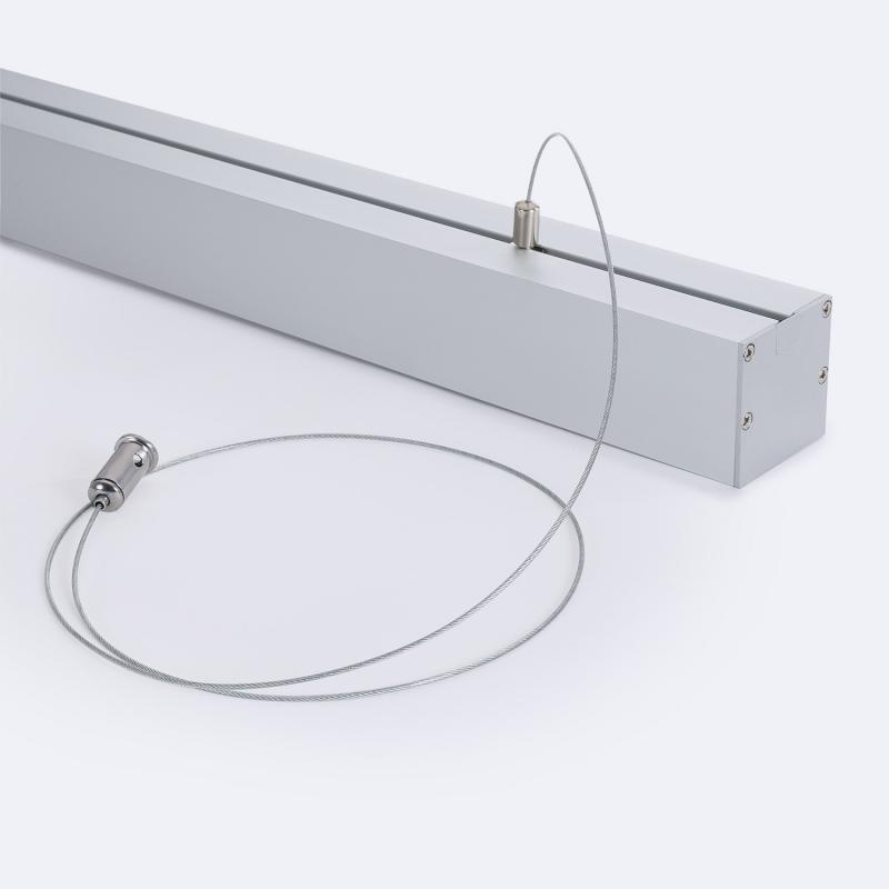 Perfil Aluminio Colgante XL 2m para Tira LED hasta 45 mm