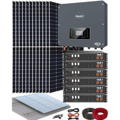 Kit de Placas Solares con 6 Baterías TAB 2.4kWh