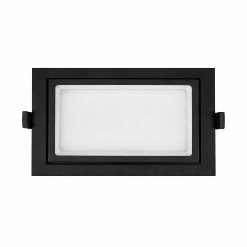 Downlight LED Rectangular Direccionable Chip OSRAM Negro