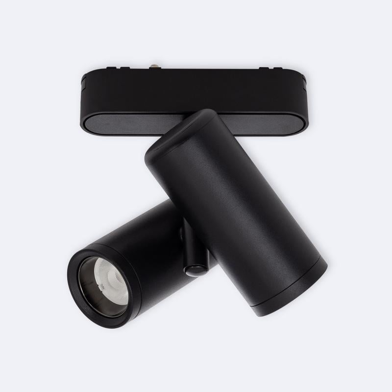 Foco Carril LED Magnético 25mm SuperSlim Cuarzo 16W 48V Negro