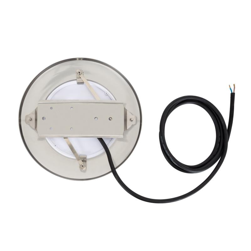Foco Piscina Superficie LED RGB Sumergible 12V AC IP68 Acero Inoxidable 20W