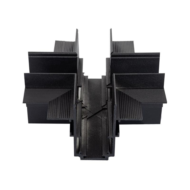 Unión en X para Carril Magnético Empotrable 20mm