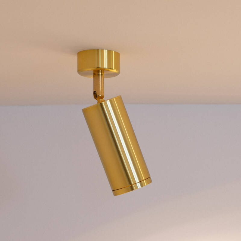 Foco Portalámparas Aluminio para Bombillas GU10 Cuarzo