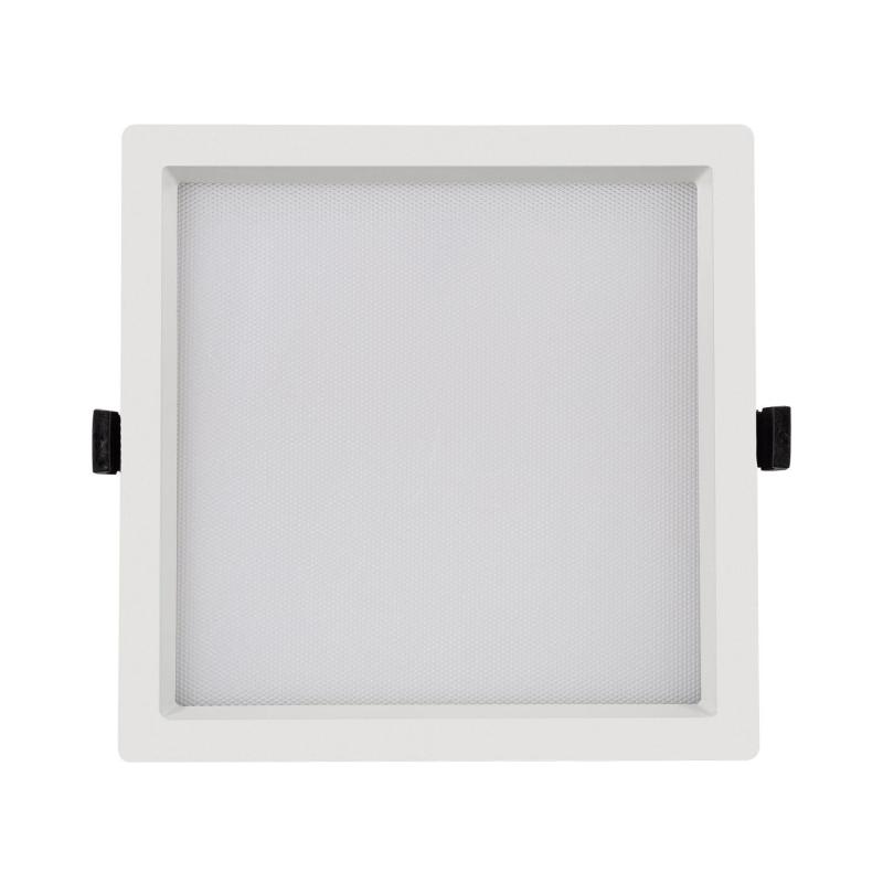 Downlight LED 30W Cuadrado SAMSUNG Aero 130 lm/W Microprismático LIFUD Corte 210x210 mm