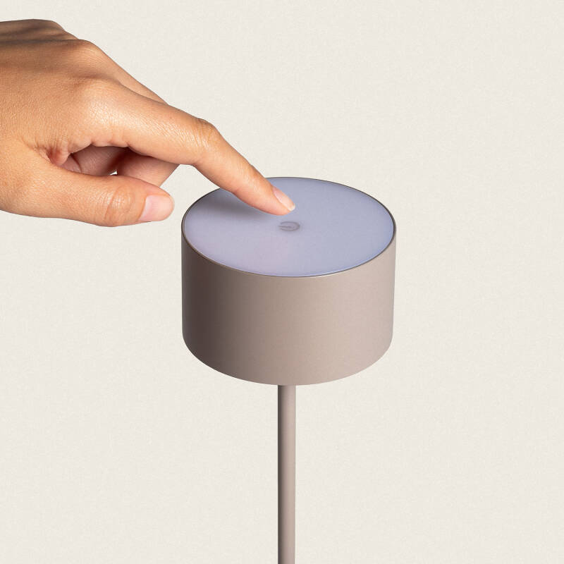 Lámpara de Mesa LED Portátil Exterior con Batería USB Recargable Mounka Round