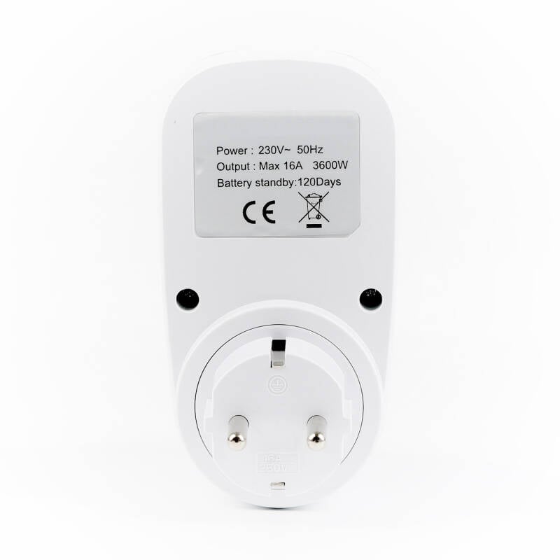 Temporizador Digital Programable con Enchufe Tipo F Schuko