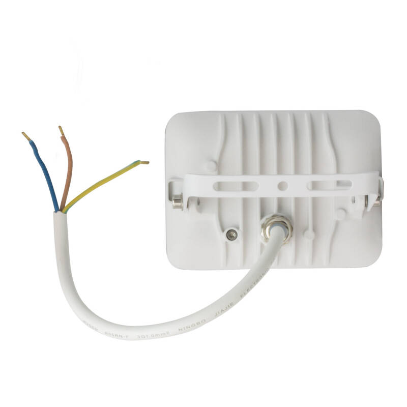 Foco Proyector LED 10W 120 lm/W IP65 Slim Cristal Blanco Blanco Cálido 3000K