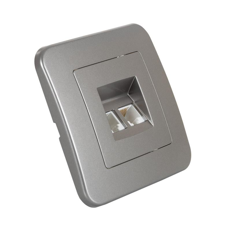 Toma RJ45 Internet + RJ11 Teléfono Classic