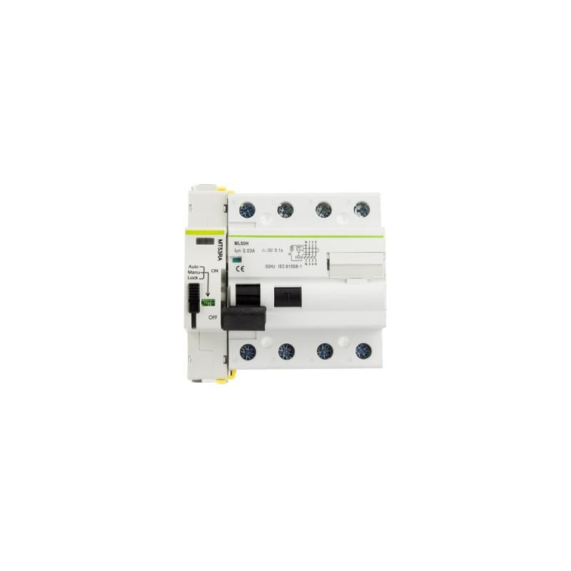 Interruptor Diferencial Industrial Rearmable Compacto 4P 300mA 40-63A 10kA Clase A MATIS