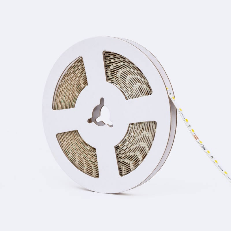 Tira LED 24V SMD 120 LED/m 5m 10W/m 1000lm/m Ancho 5mm Superestrecha Corte 5cm IP20